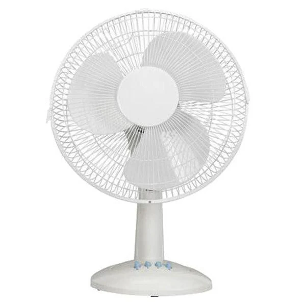 12" Oscillating Table/Desk Fan - White | SL30DF