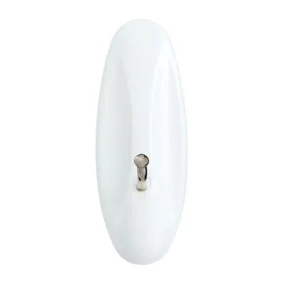 3M Command Medium Wire Hook with Strip - White & Metal | 3M17068 - Image 2