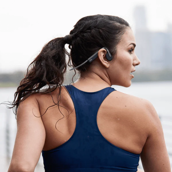 Aftershokz Openmove Open-Ear Wireless Bluetooth Headphone - Slate Grey | 38-S661GY - Image 5