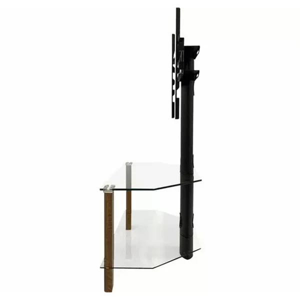 Alphason Century 800mm Glass TV Stand for Up To 55" TV -  Walnut | ADCEC800WAL - Image 6