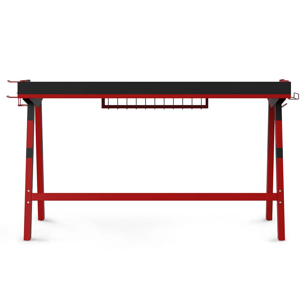 Alphason Fuego Gaming Desk - Black & Red | AW9230
