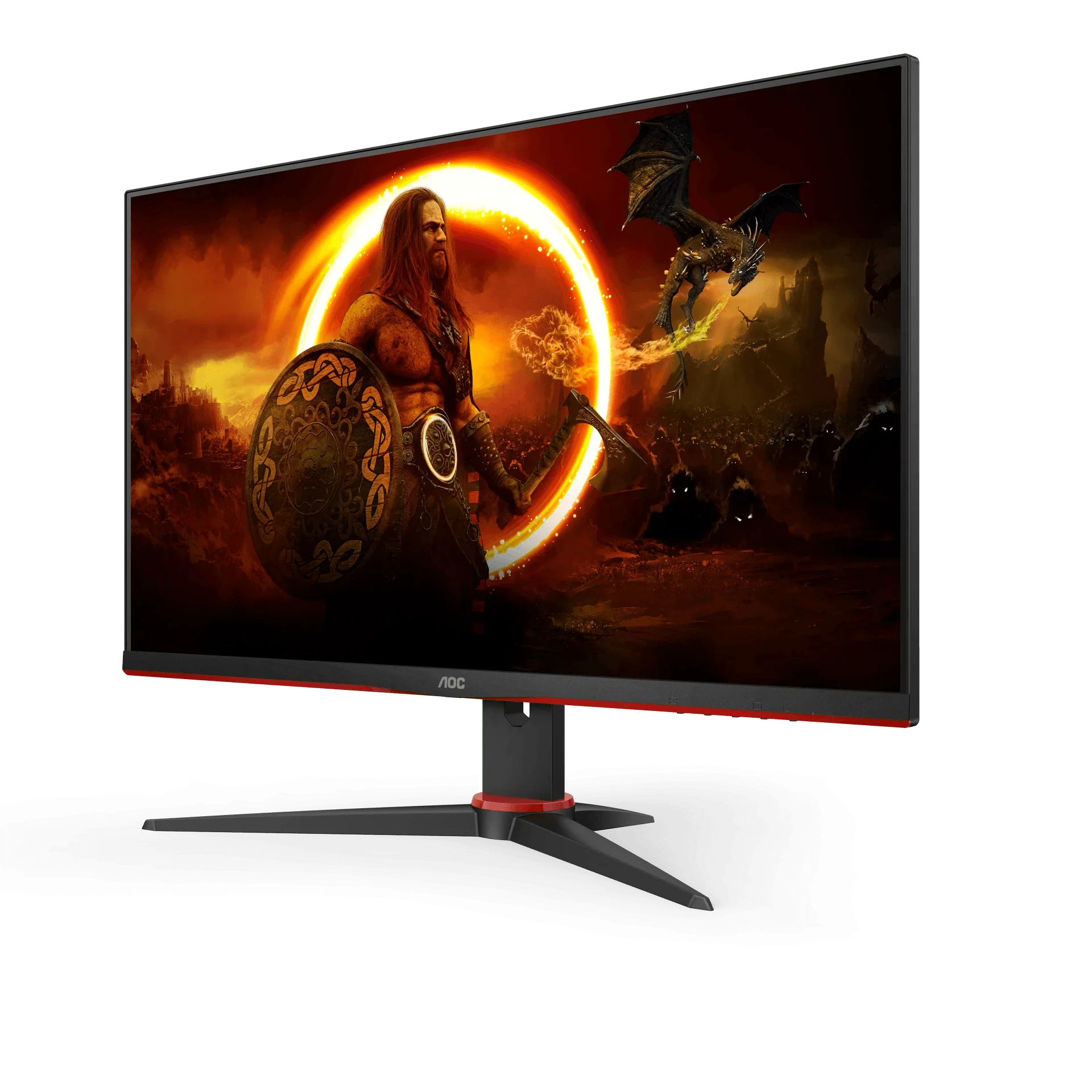 AOC 23.8" FHD WLED Backlight Gaming Monitor - Black | 24G2SAE/BK - Image 3