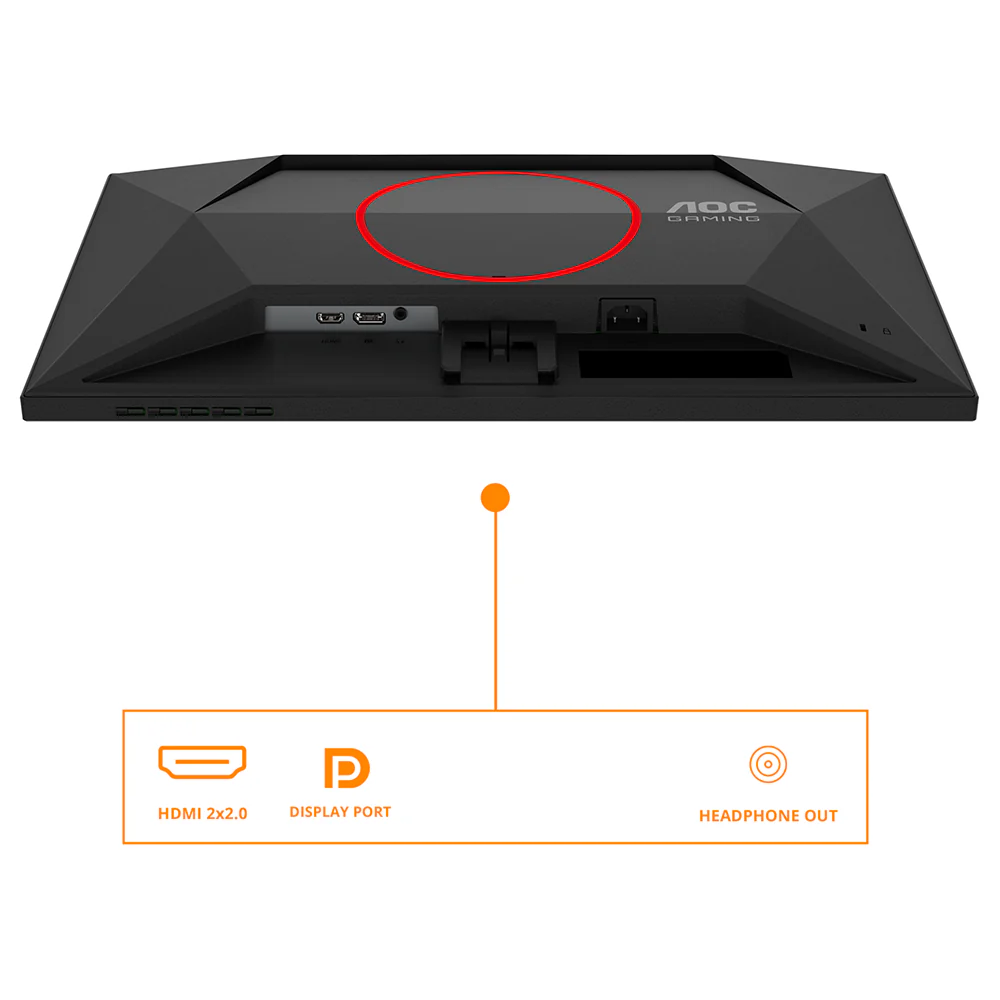 AOC 24" FHD Gaming Monitor - Black | 24G4HRE - Image 12