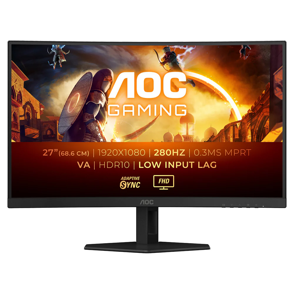AOC 27" FHD Curved Gaming Monitor - Black | C27G4ZXE