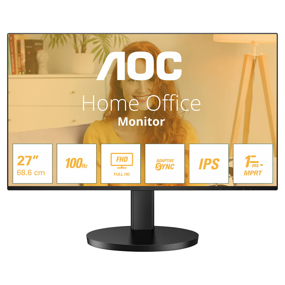 AOC 27" FHD Monitor - Black | 27b3ha2 - Image 4