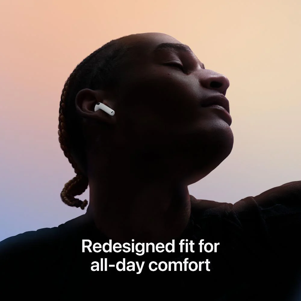 Apple Airpods 4 In-Ear Wireless Bluetooth Earbuds with Active Noise Cancellation - White | MXP93ZM/A - Image 4