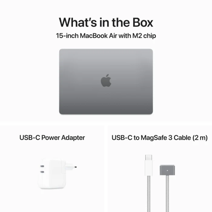 Apple MacBook Air M2 15.3" 8GB/256GB Laptop - Space Grey | MQKP3B/A - Image 8