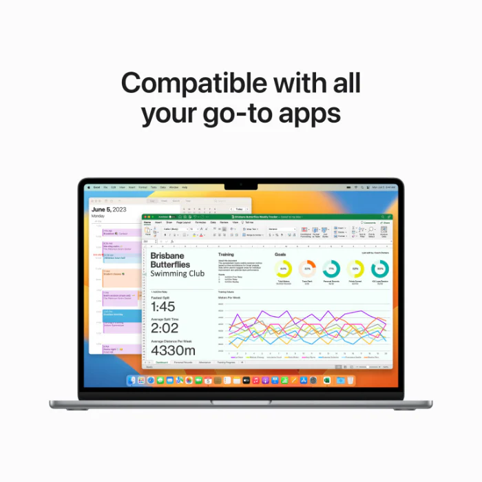 Apple MacBook Air M2 15.3" 8GB/256GB Laptop - Space Grey | MQKP3B/A - Image 9