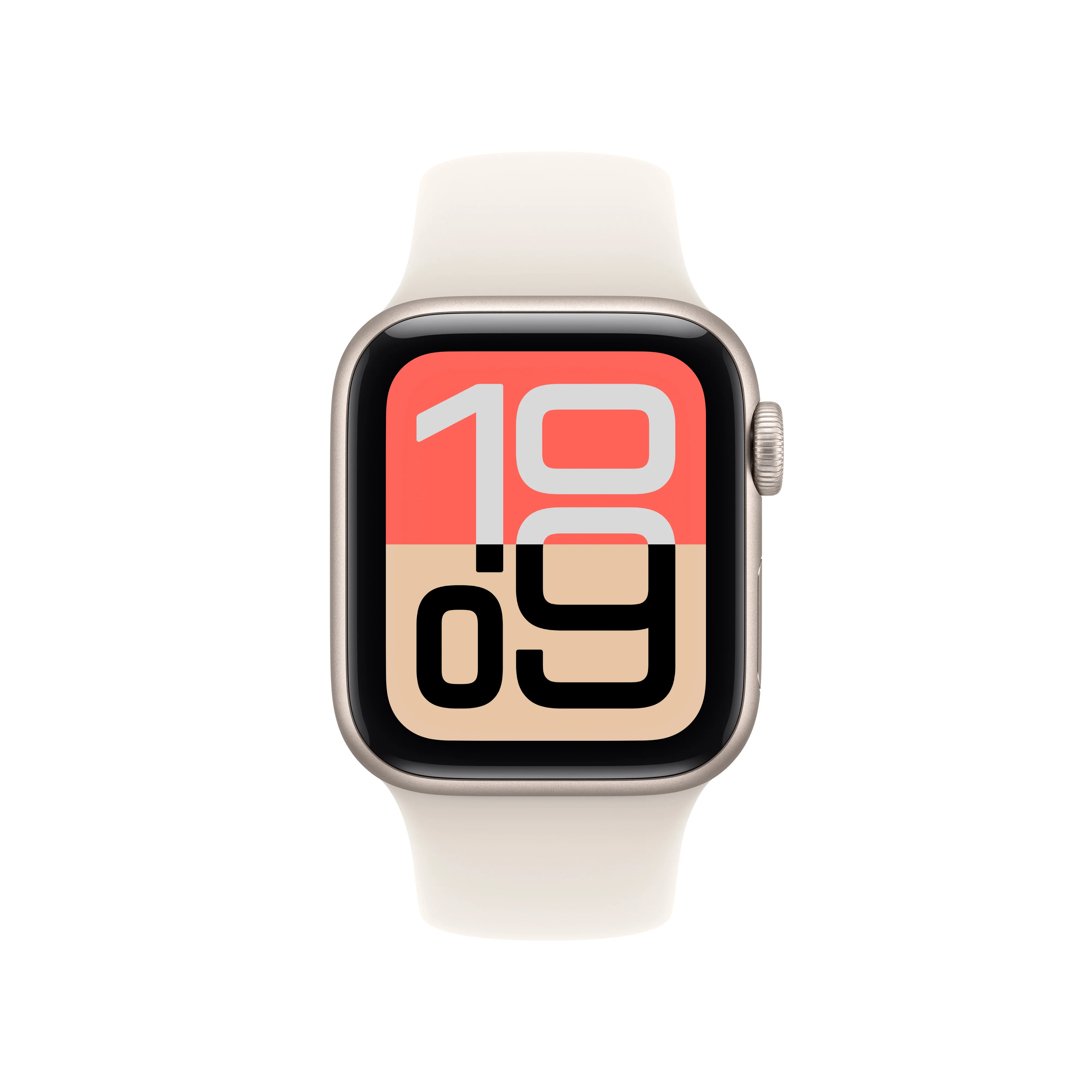 Apple Watch SE 3 GPS 40MM Starlight Aluminium Case with Starlight Sport Band - S/M | MEH34MP/A - Image 2