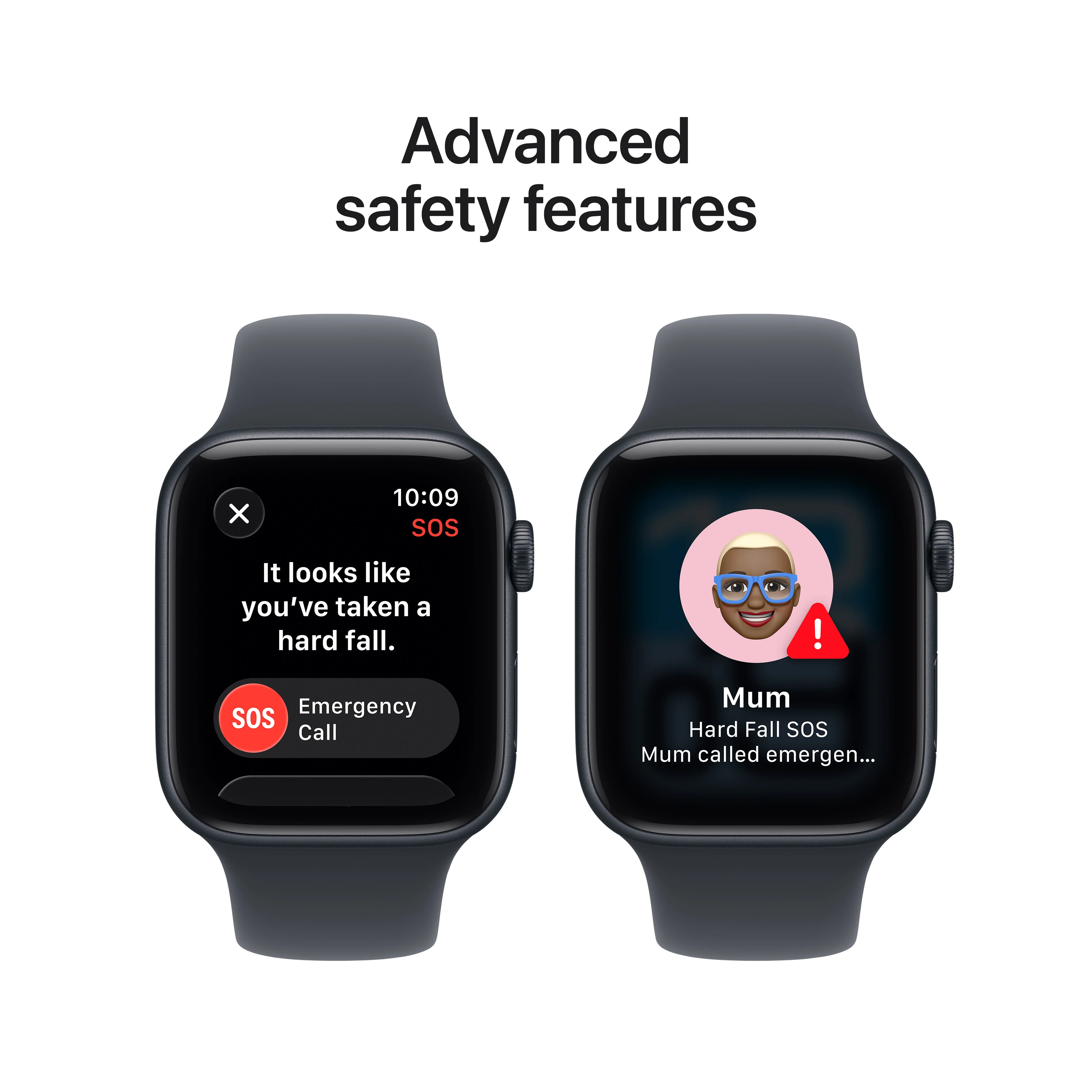 Apple Watch SE 3 GPS 44MM Midnight Aluminium Case with Midnight Sport Band - M/L | MEHQ4MP/A - Image 7
