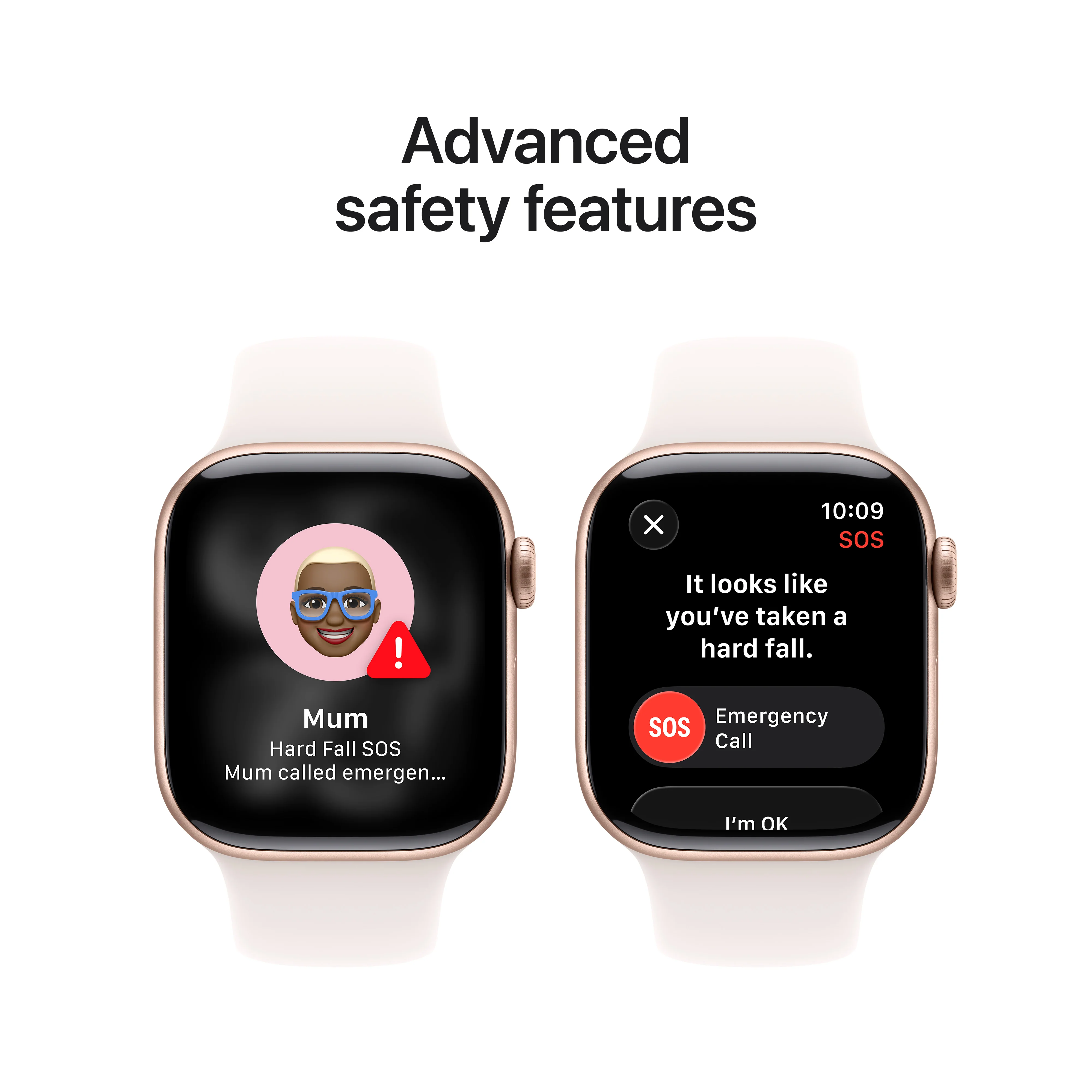 Apple Watch Series 11 GPS 42MM Rose Gold Aluminium Case with Light Blush Sport Band - S/M | MEU04MP/A - Image 6