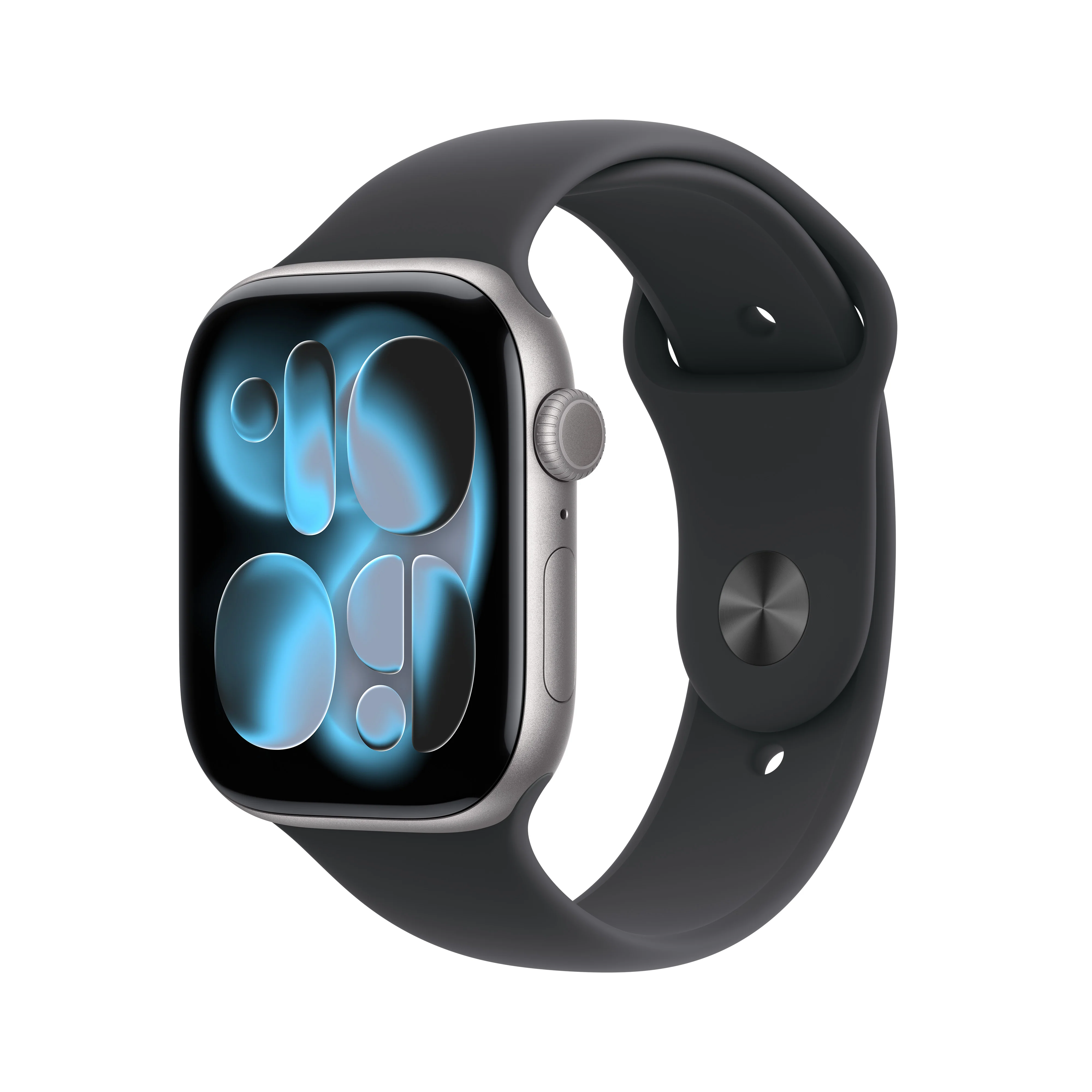 Apple Watch Series 11 GPS 46MM Space Grey Aluminium Case with Black Sport Band - M/L | MEV44MP/A