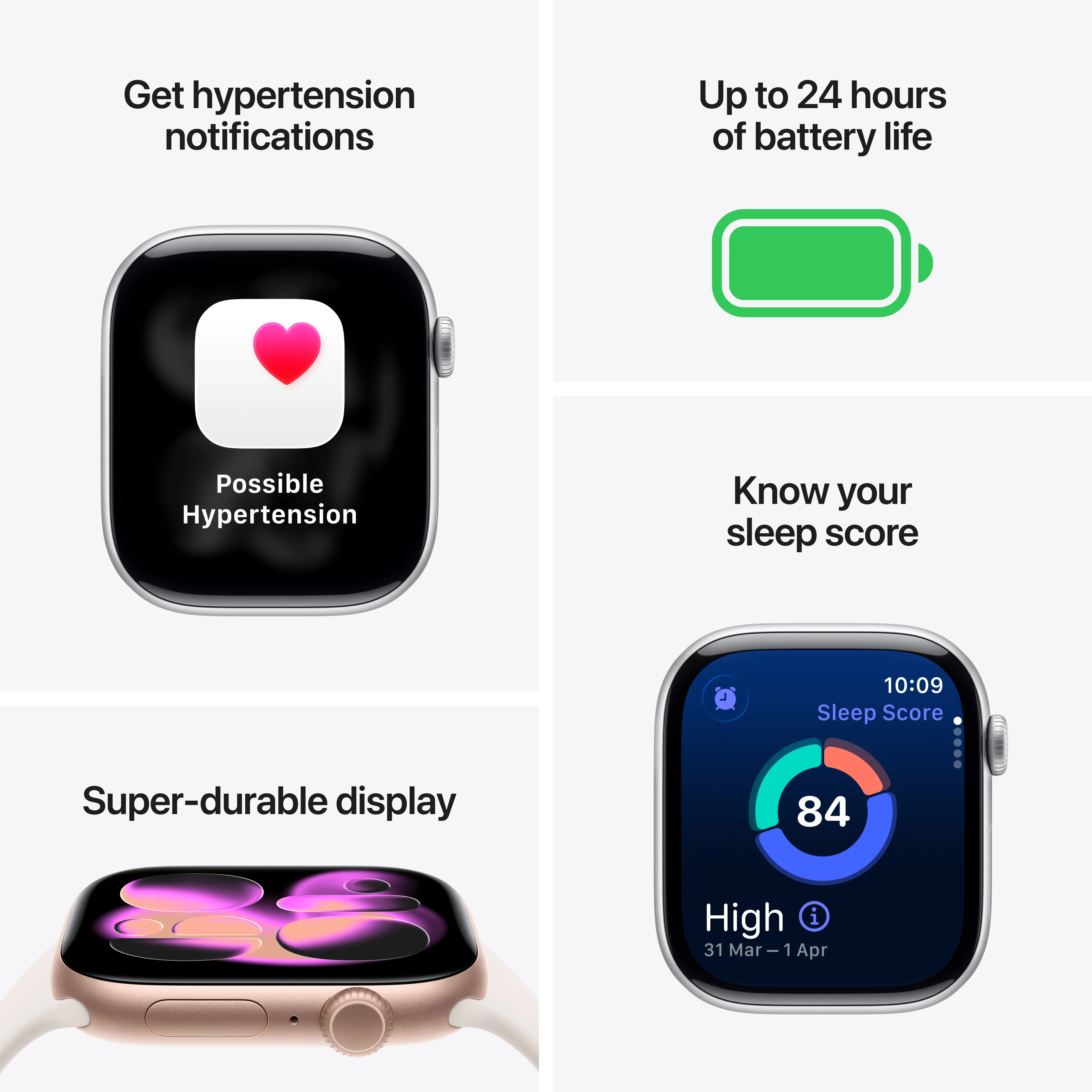 Apple Watch Series 11 GPS 46MM Space Grey Aluminium Case with Black Sport Band - M/L | MEV44MP/A - Image 3