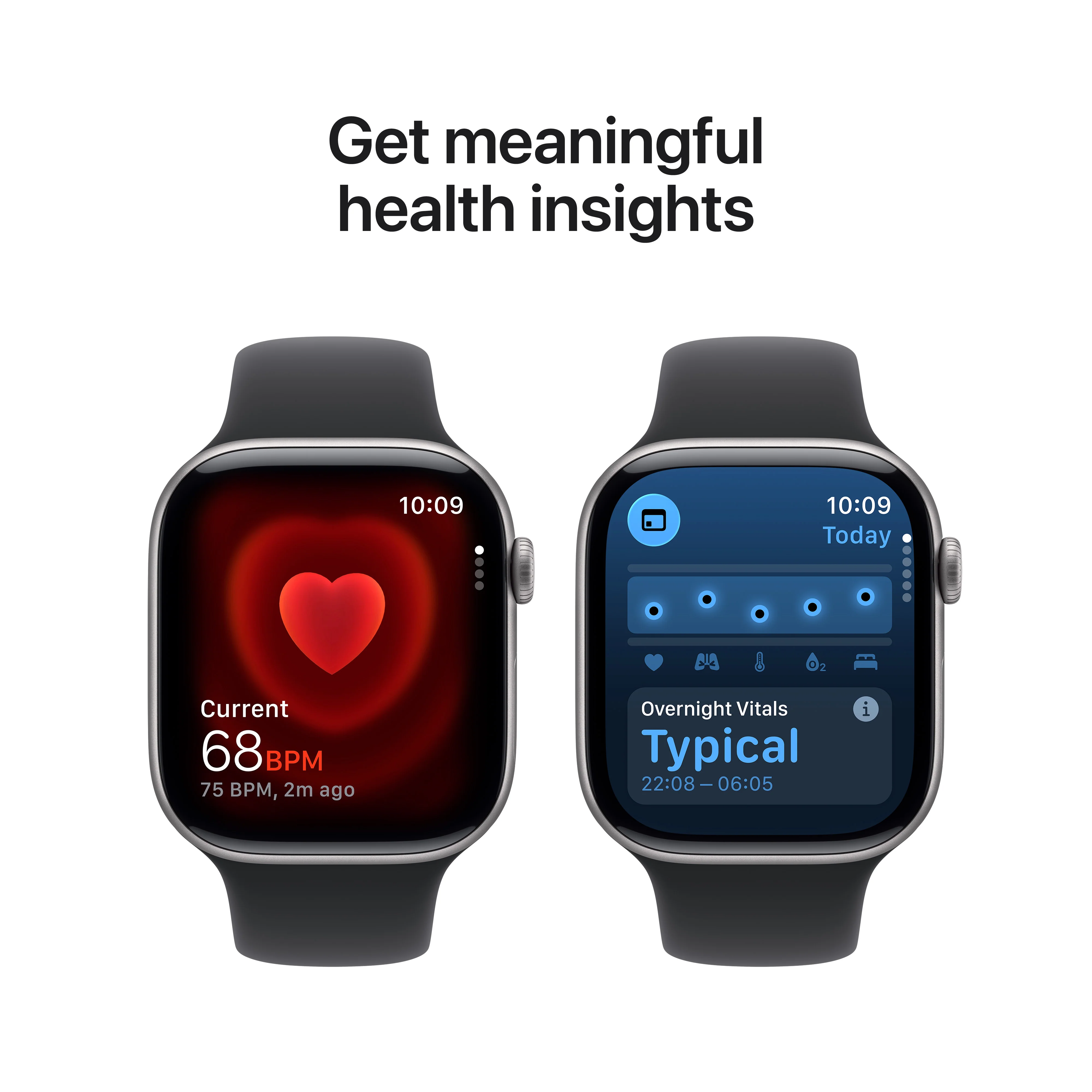 Apple Watch Series 11 GPS 46MM Space Grey Aluminium Case with Black Sport Band - M/L | MEV44MP/A - Image 5