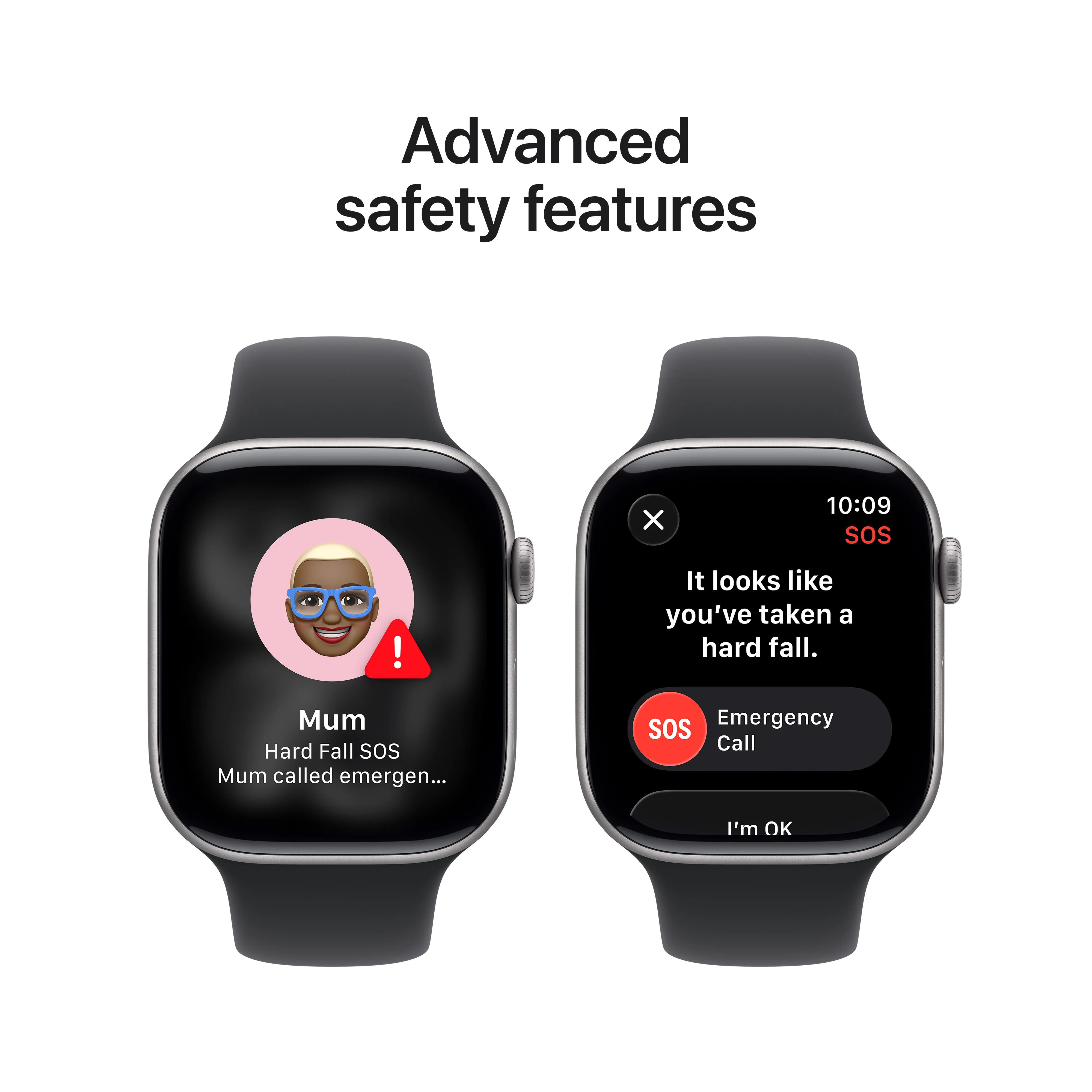 Apple Watch Series 11 GPS 46MM Space Grey Aluminium Case with Black Sport Band - M/L | MEV44MP/A - Image 6