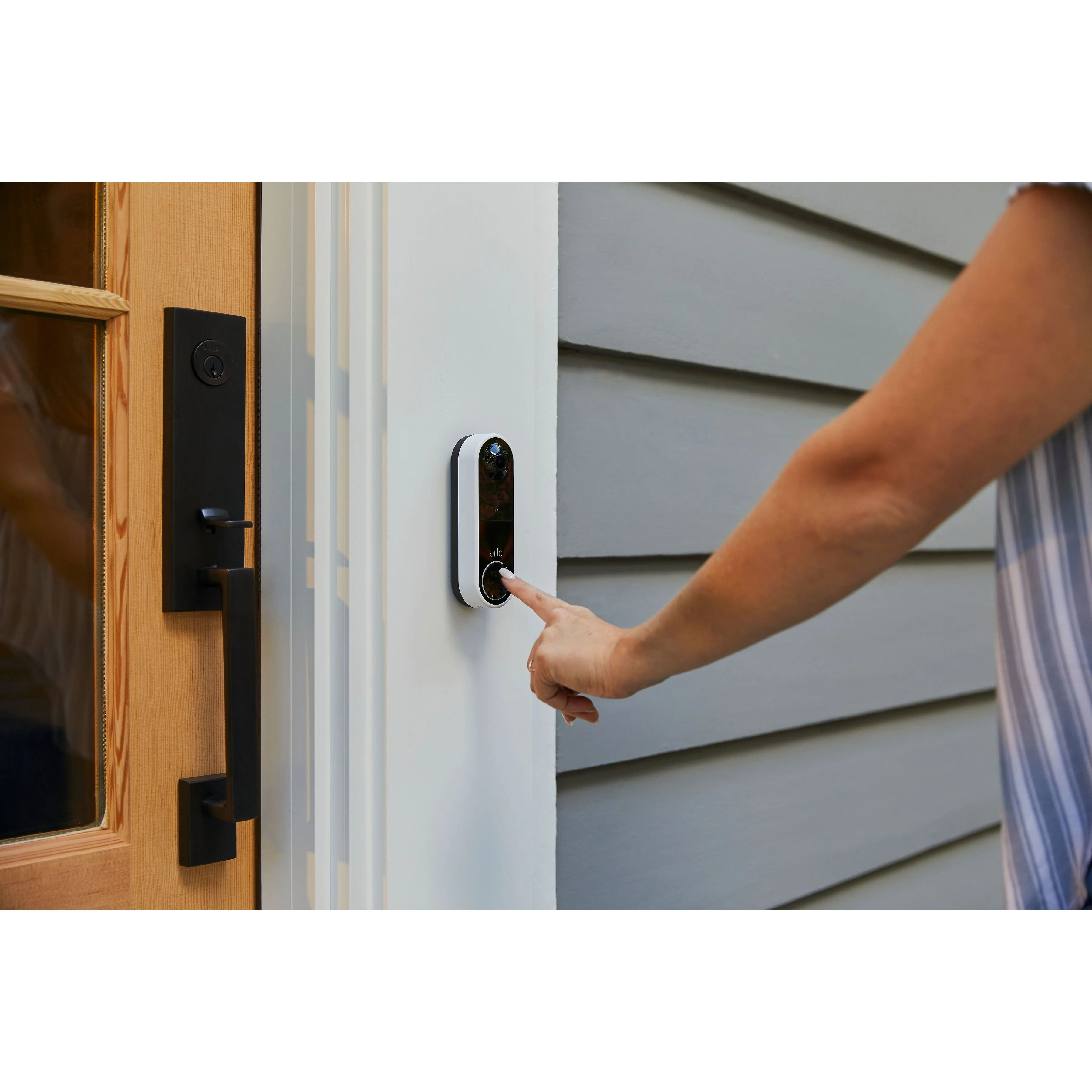 Arlo 1080p Essential Wire Free Video Doorbell - White | AVD2001100EUS - Image 8