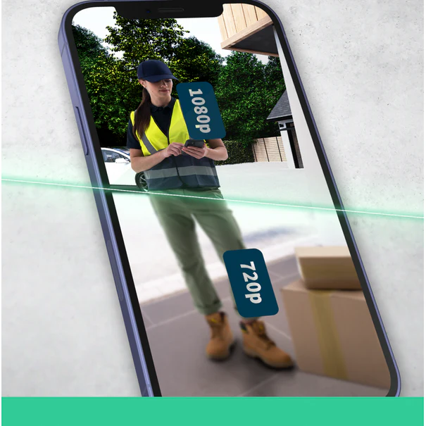 Arlo 1080P Wireless Video Doorbell - White | AVD3001100EUS - Image 3