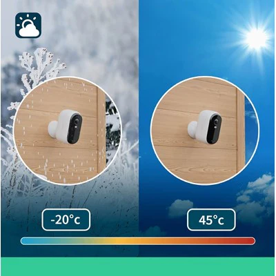 Arlo 2K Essential Outdoor Security Camera Pack of 2 - White | VMC2250100EUS - Image 5