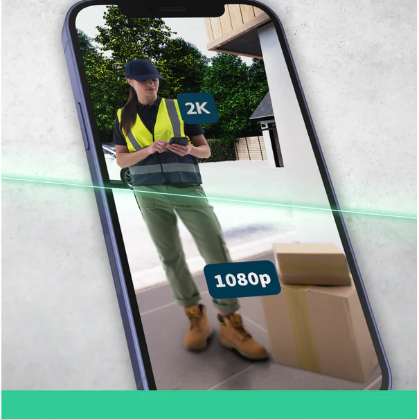 Arlo 2K Wireless Video Doorbell - White | AVD4001100EUS - Image 3
