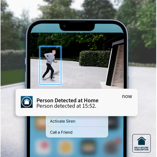 Arlo 2K Wireless Video Doorbell - White | AVD4001100EUS - Image 6
