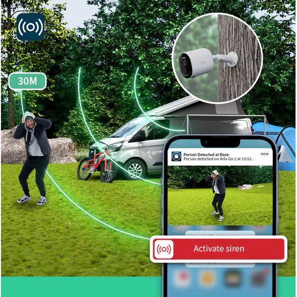 Arlo Go 2 1080P Wireless Security Camera - White | VML2030100EUS - Image 6