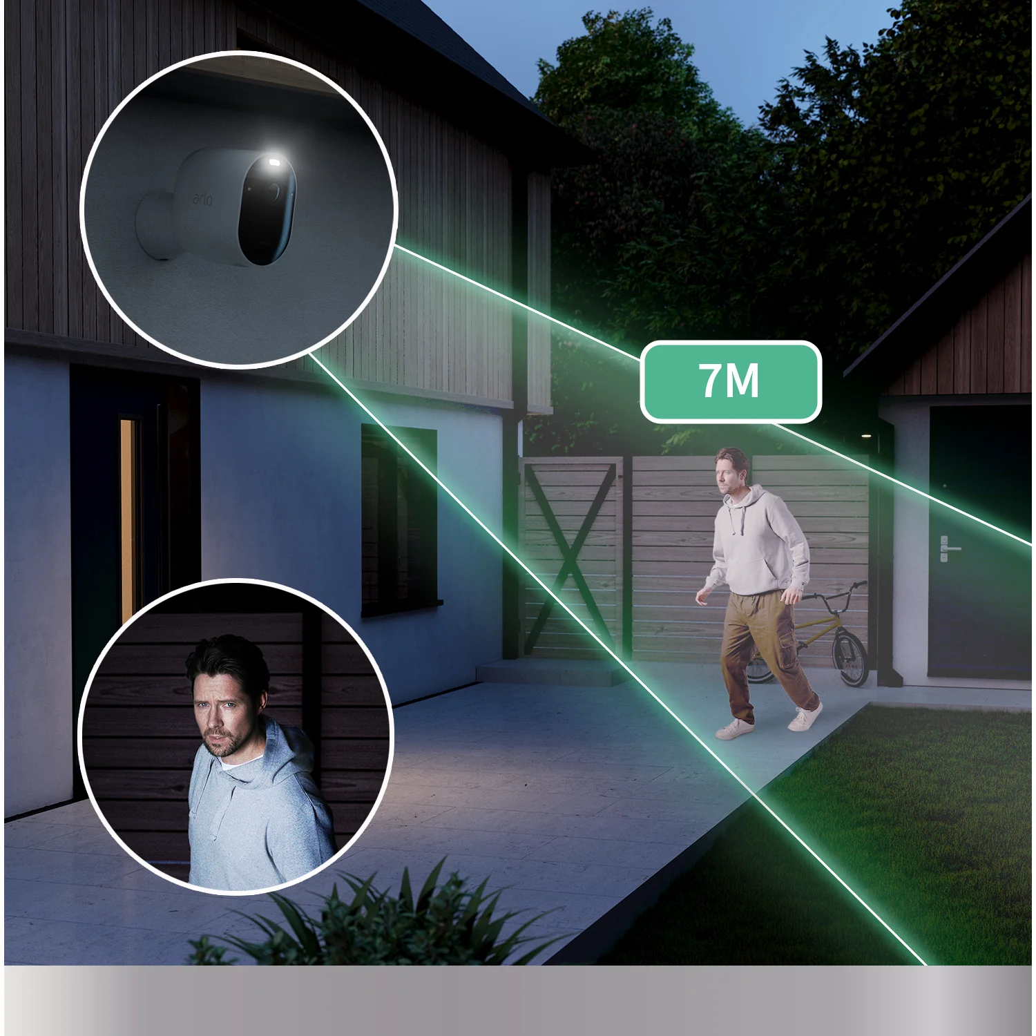 Arlo Pro 4 Outdoor Wi-Fi Security Camera Pack of 1 - White | VMC4050P100EUS - Image 6