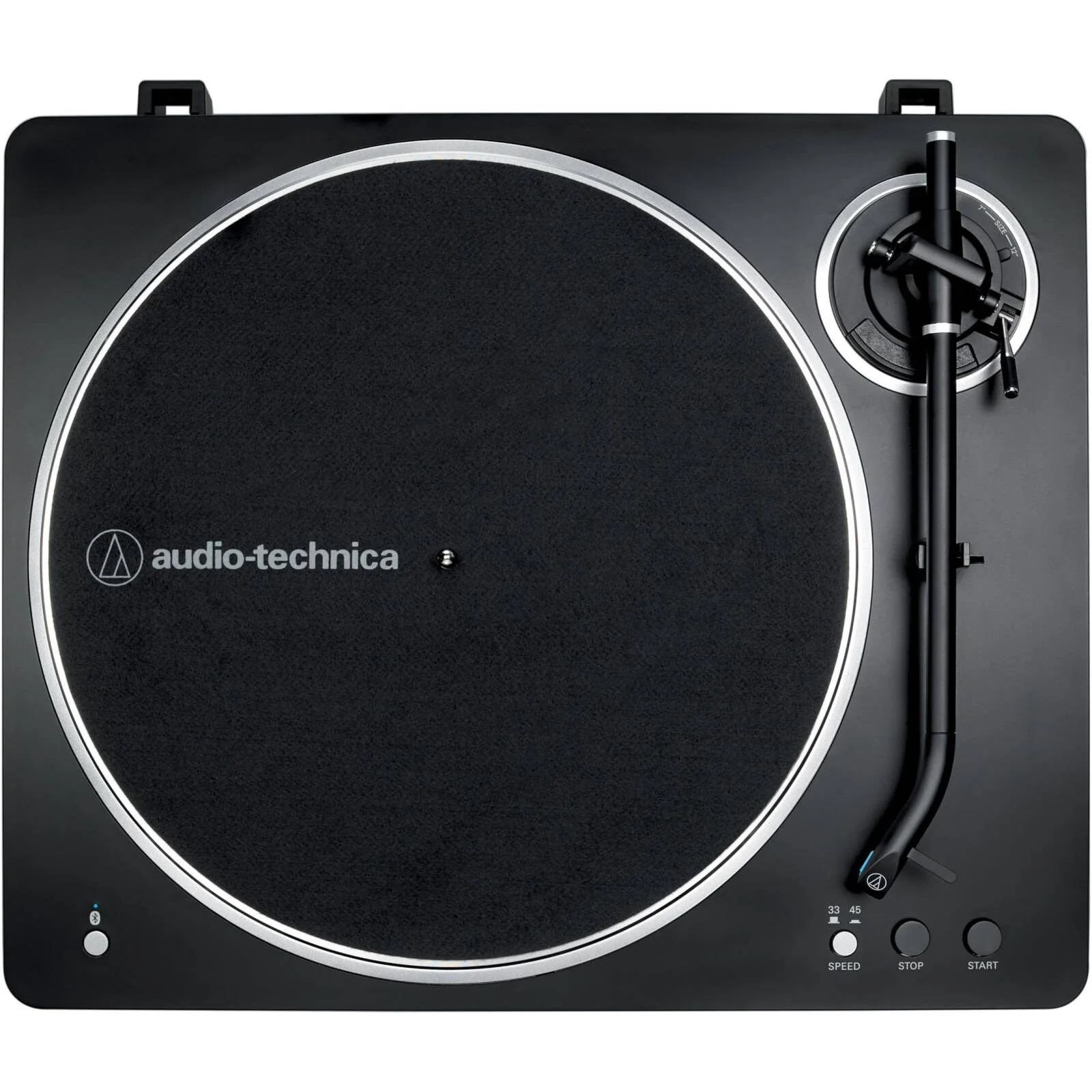 Audio Technica Fully Automatic Wireless Belt-Drive Turntable - Black & Silver | ATLP70XBTBS