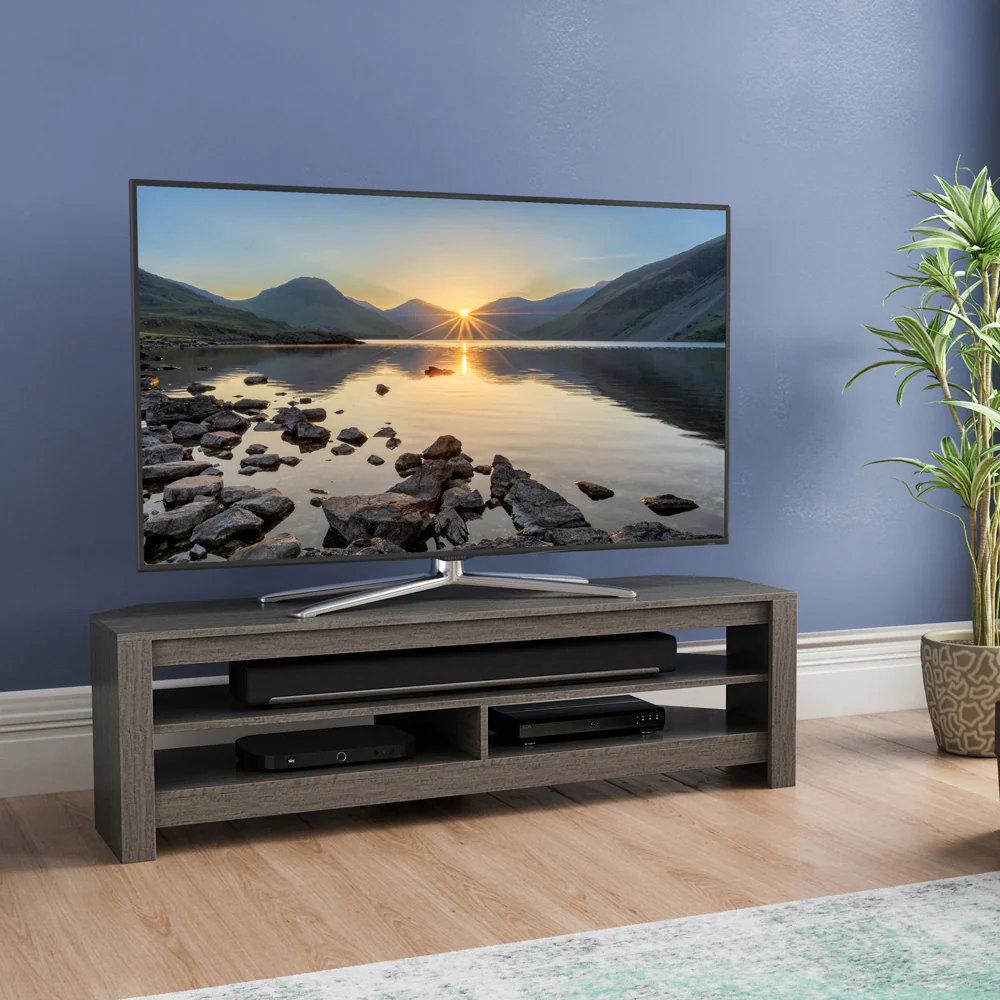 AVF Calibre TV Stand for 65" TV - Grey | CA140GRE - Image 4