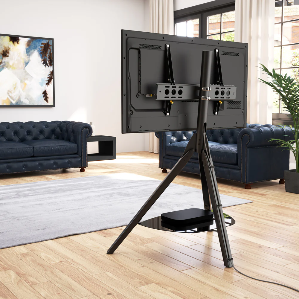 AVF Hoxton Freestanding Tripod TV Stand - Black | FSL1000HOXBB - Image 6