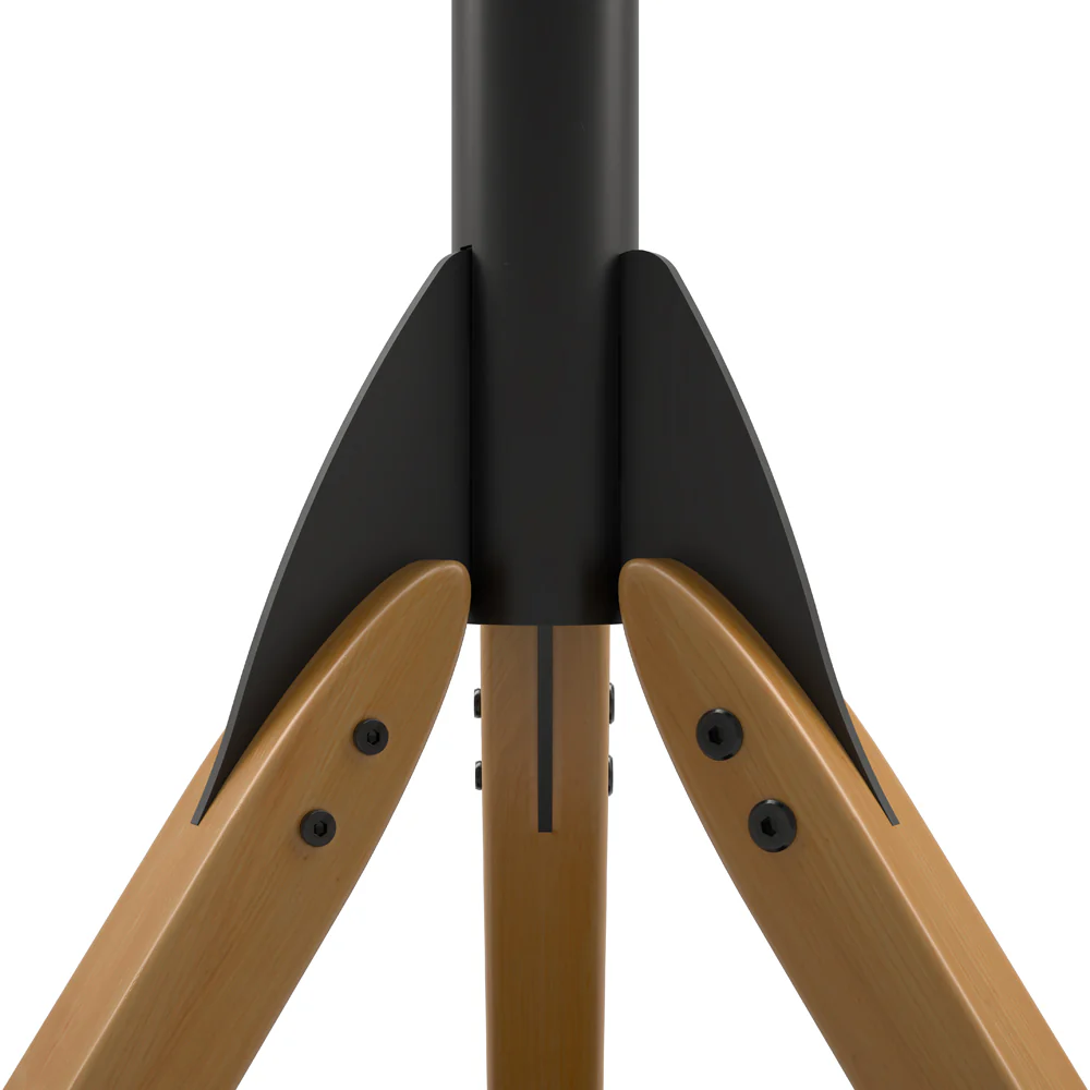 AVF Hoxton Freestanding Tripod TV Stand - Light Wood | FSL1000HOXLWB - Image 3