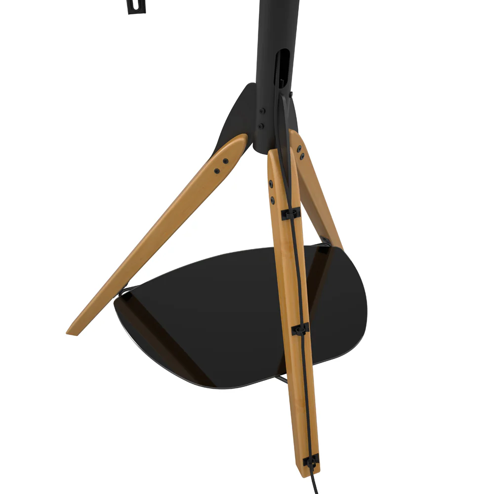 AVF Hoxton Freestanding Tripod TV Stand - Light Wood | FSL1000HOXLWB - Image 4