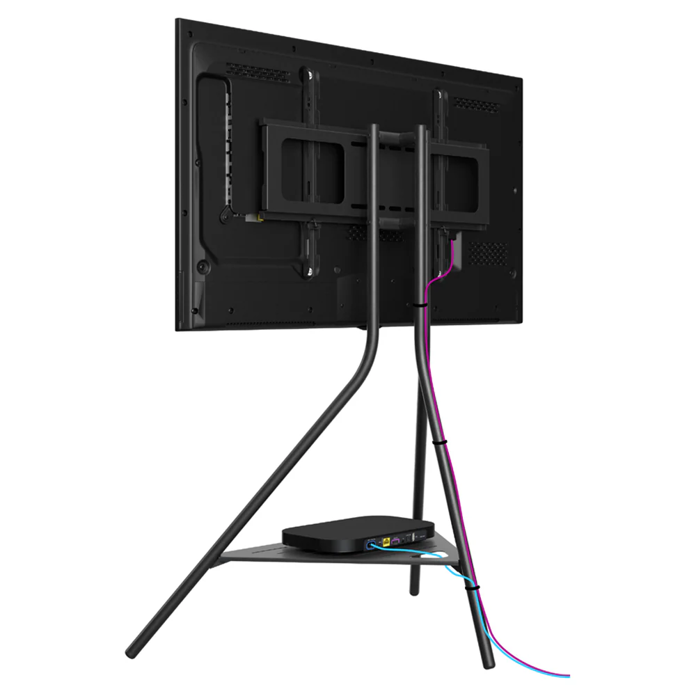 AVF Tiga Freestanding Metal TV Stand - Black | FSL900TIGB - Image 3