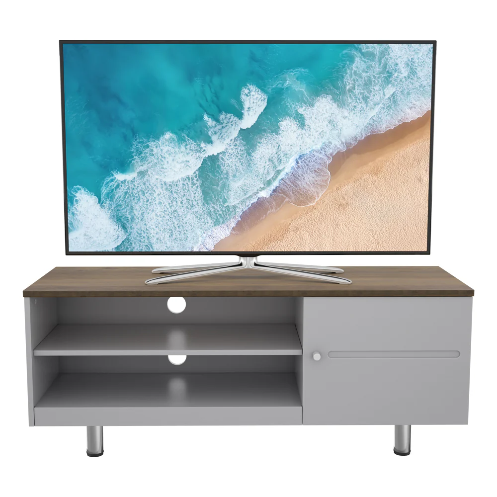 AVF Whitesands TV Stand for 60" TV - Satin Grey | FS1200WSSG - Image 2