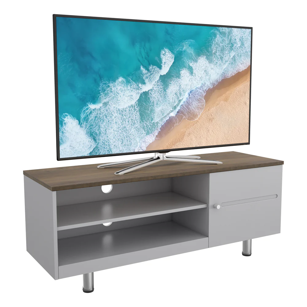 AVF Whitesands TV Stand for 60" TV - Satin Grey | FS1200WSSG - Image 3