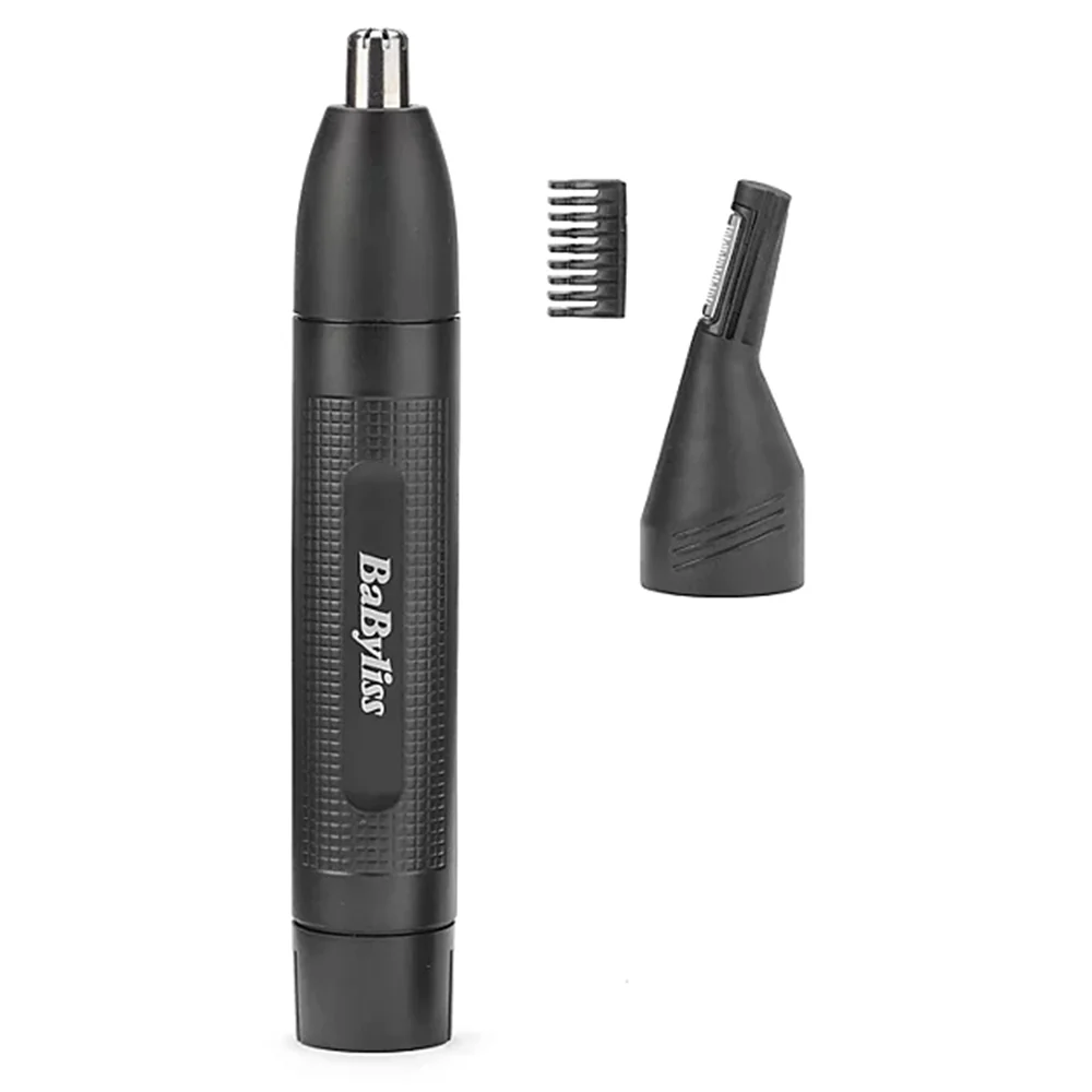 Babyliss 3 In 1 Detail Nose Trimmer - Black | E652U