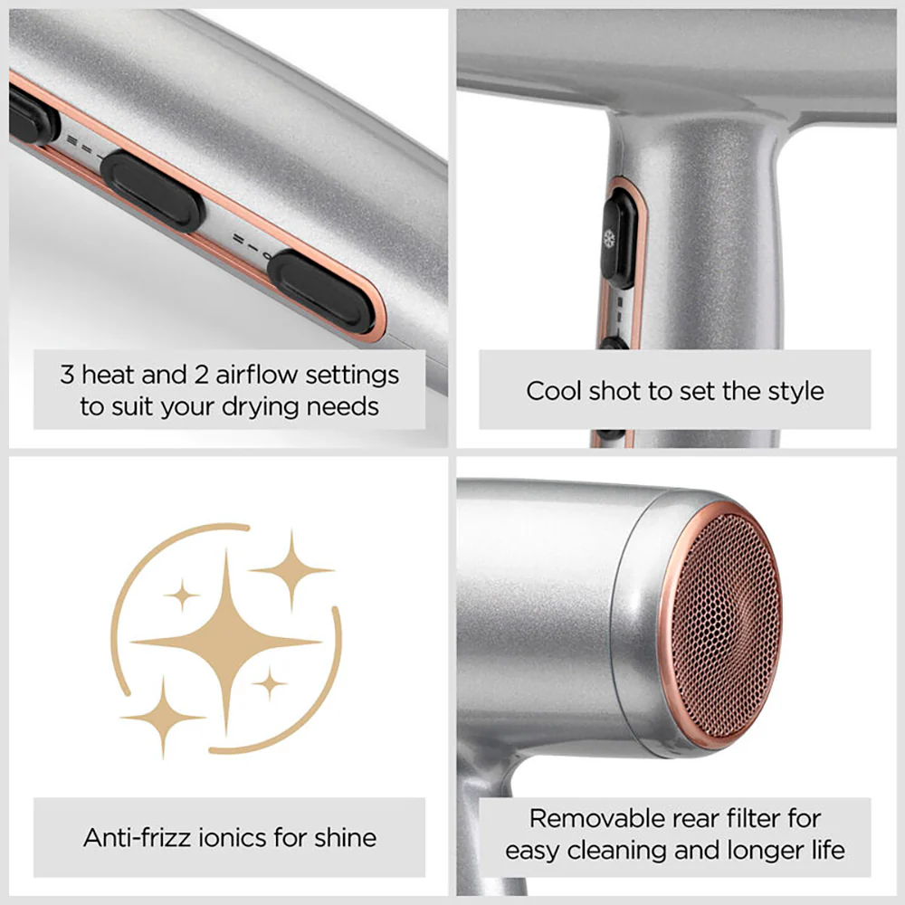 Babyliss Cosmos Lightweight Powerful 2100W Ionic Hair Dryer | D580DU - Image 2