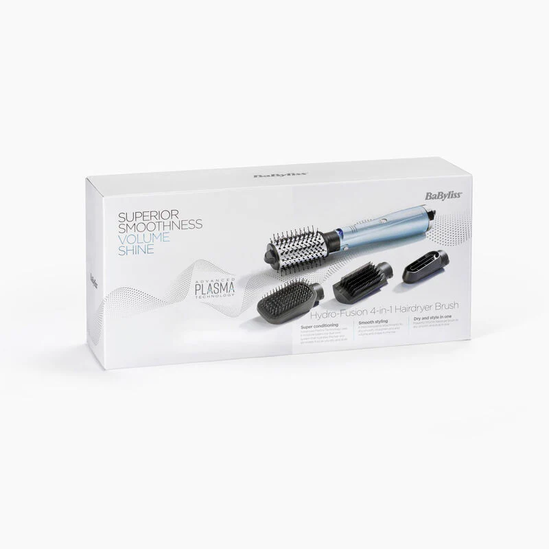 Babyliss Hydro Fusion 4 in 1 Hair Dryer Brush - Blue | 2774U - Image 6