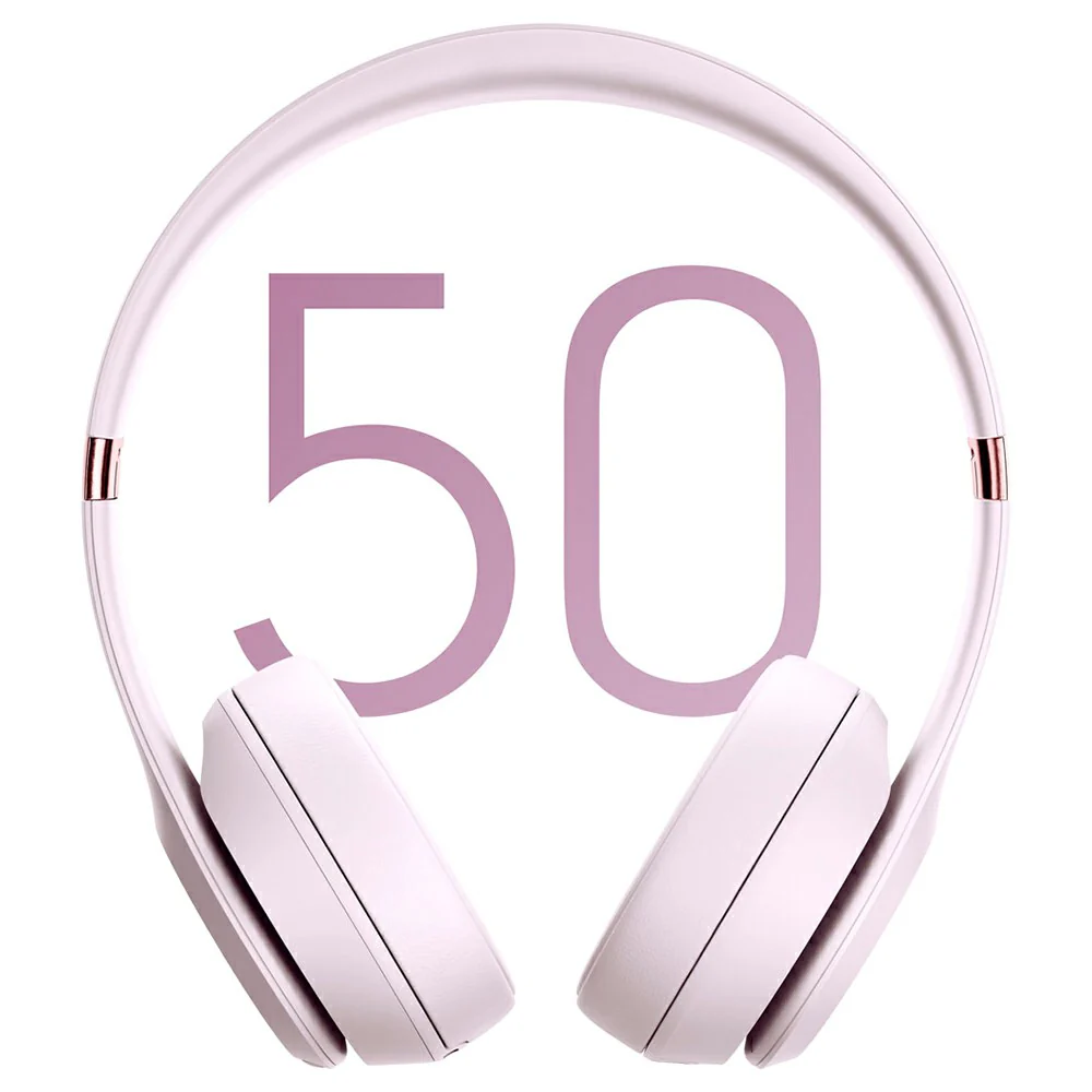 Beats Solo 4 On-Ear Wireless Bluetooth Headphone - Cloud Pink | MUW33ZM/A - Image 3