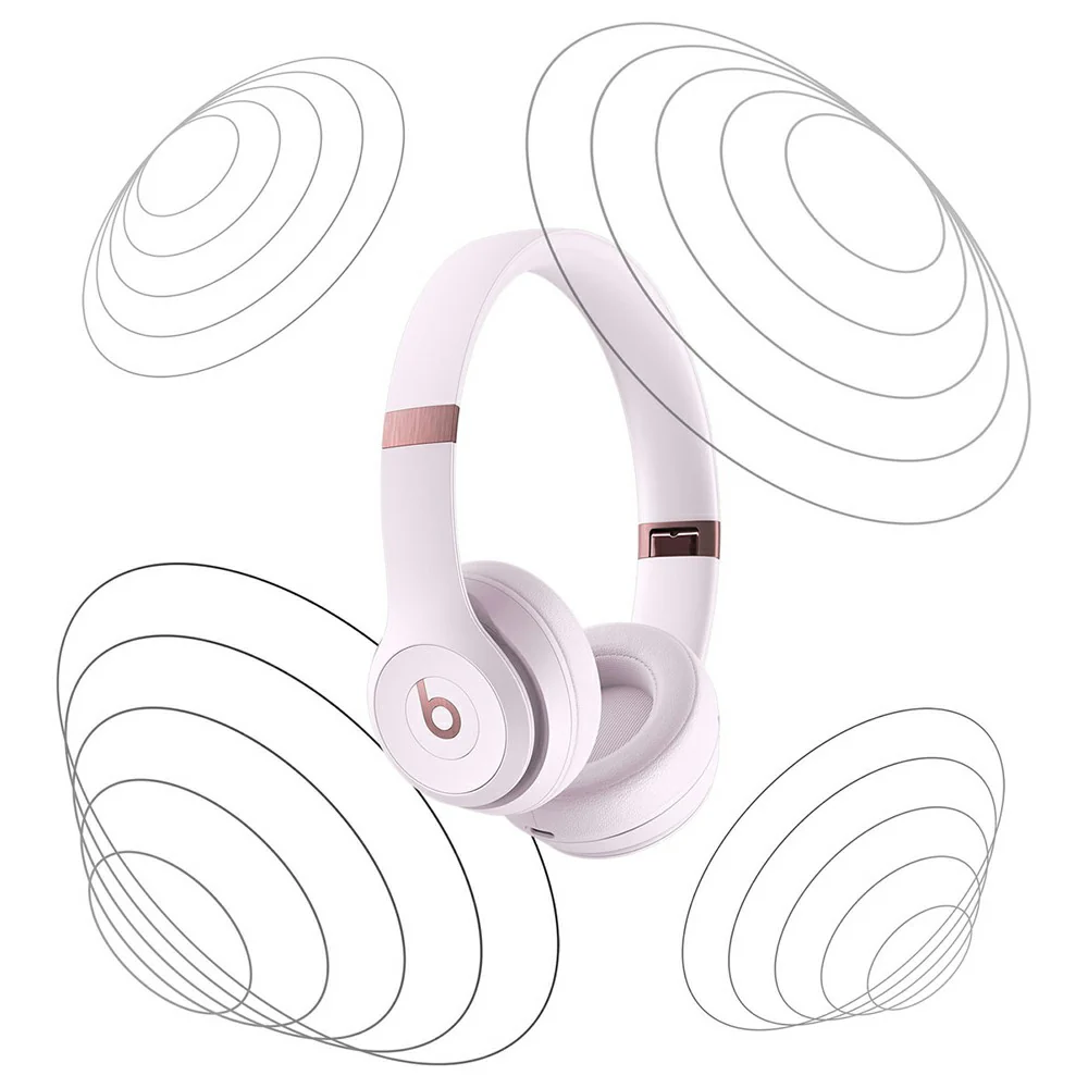 Beats Solo 4 On-Ear Wireless Bluetooth Headphone - Cloud Pink | MUW33ZM/A - Image 5