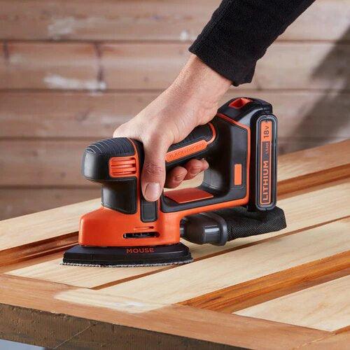 Black & Decker 18V Lithium-Ion Cordless Mouse Detail Sander | BDCDS18-GB - Image 3