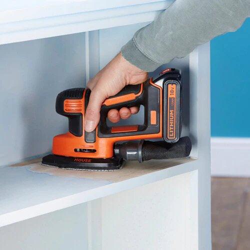 Black & Decker 18V Lithium-Ion Cordless Mouse Detail Sander | BDCDS18-GB - Image 4