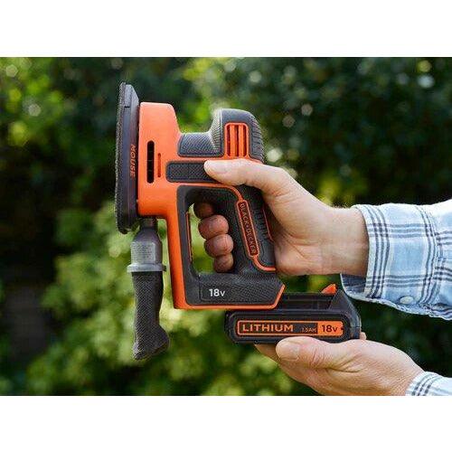 Black & Decker 18V Lithium-Ion Cordless Mouse Detail Sander | BDCDS18-GB - Image 7