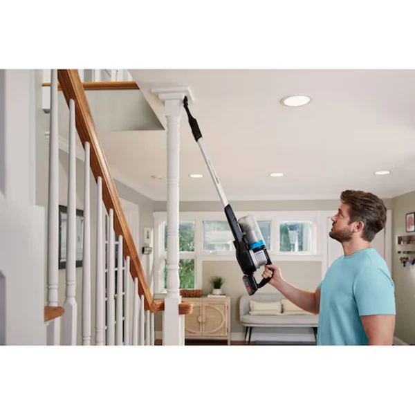 Black & Decker 18V Powerseries Extreme Max Pet Cordless Stick Vacuum Cleaner - Black & White | BHFEB520D1-GB - Image 9