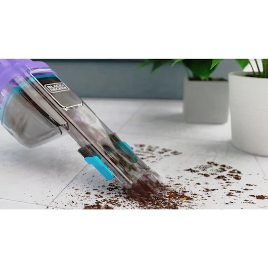 Black & Decker 7.2V 2.0Ah Handheld Vacuum Cleaner with Accessories - Lively Lavender & Breeze Purple | NVD220BP-GB - Image 4