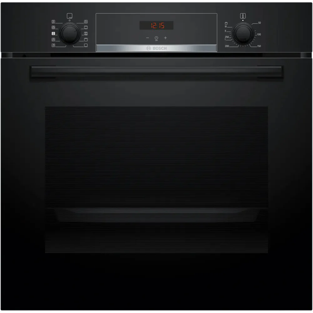 Bosch 71L Built-In Conventional Electric Single Oven - Black | HQA534BB3B