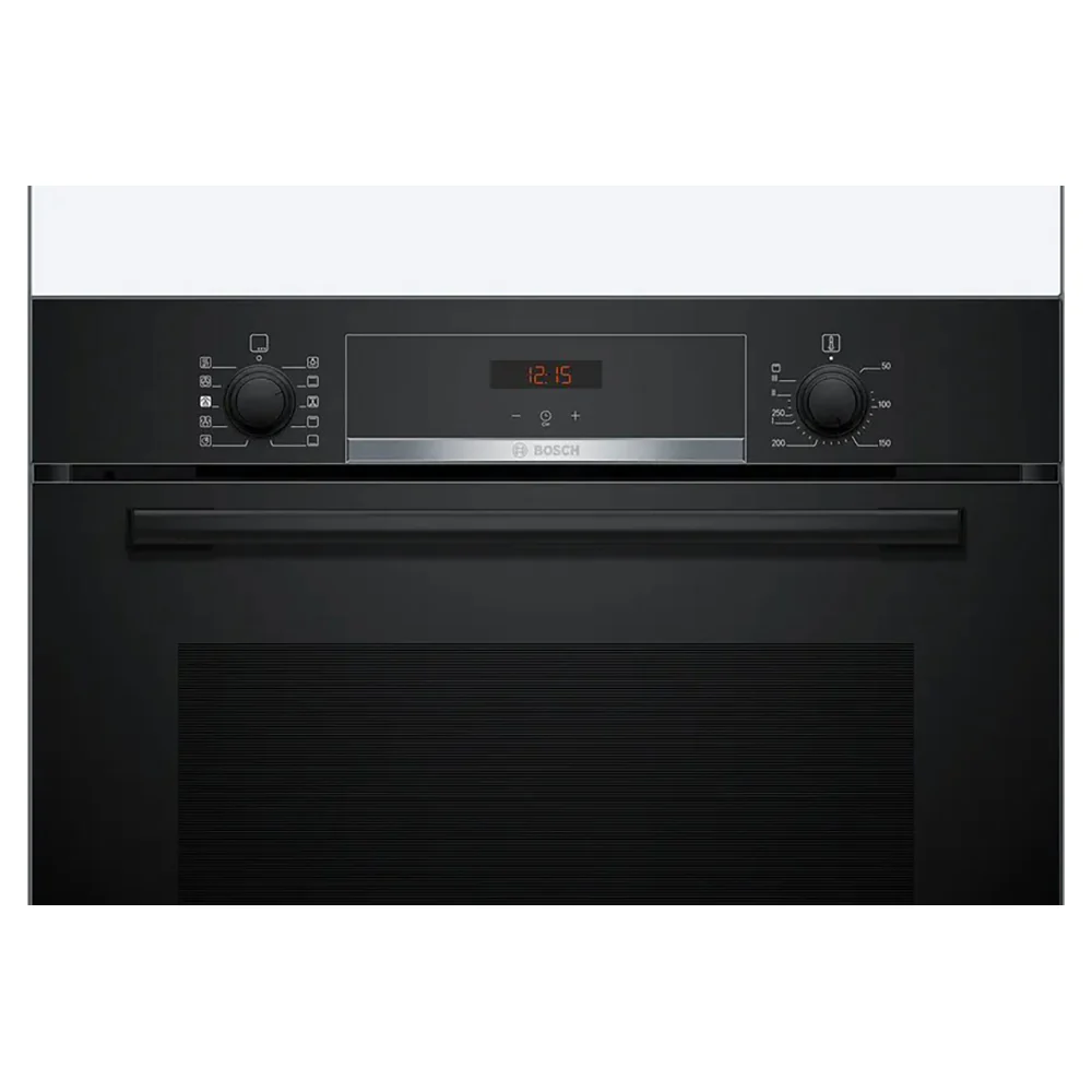 Bosch 71L Built-In Conventional Electric Single Oven - Black | HQA534BB3B - Image 2