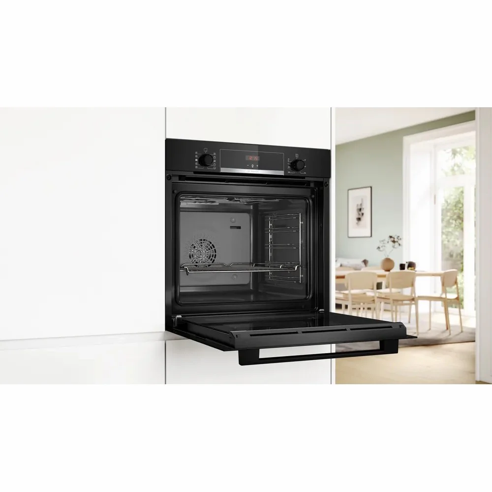 Bosch 71L Built-In Conventional Electric Single Oven - Black | HQA534BB3B - Image 7