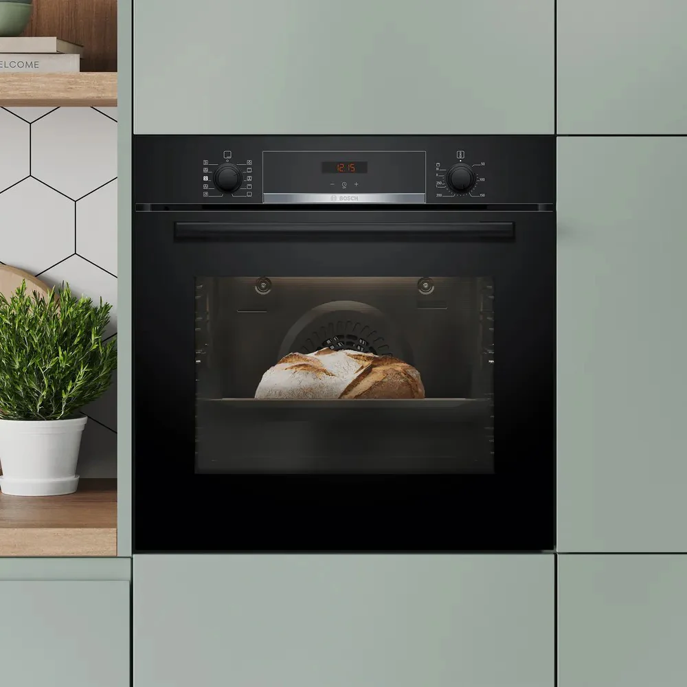 Bosch 71L Built-In Conventional Electric Single Oven - Black | HQA534BB3B - Image 8