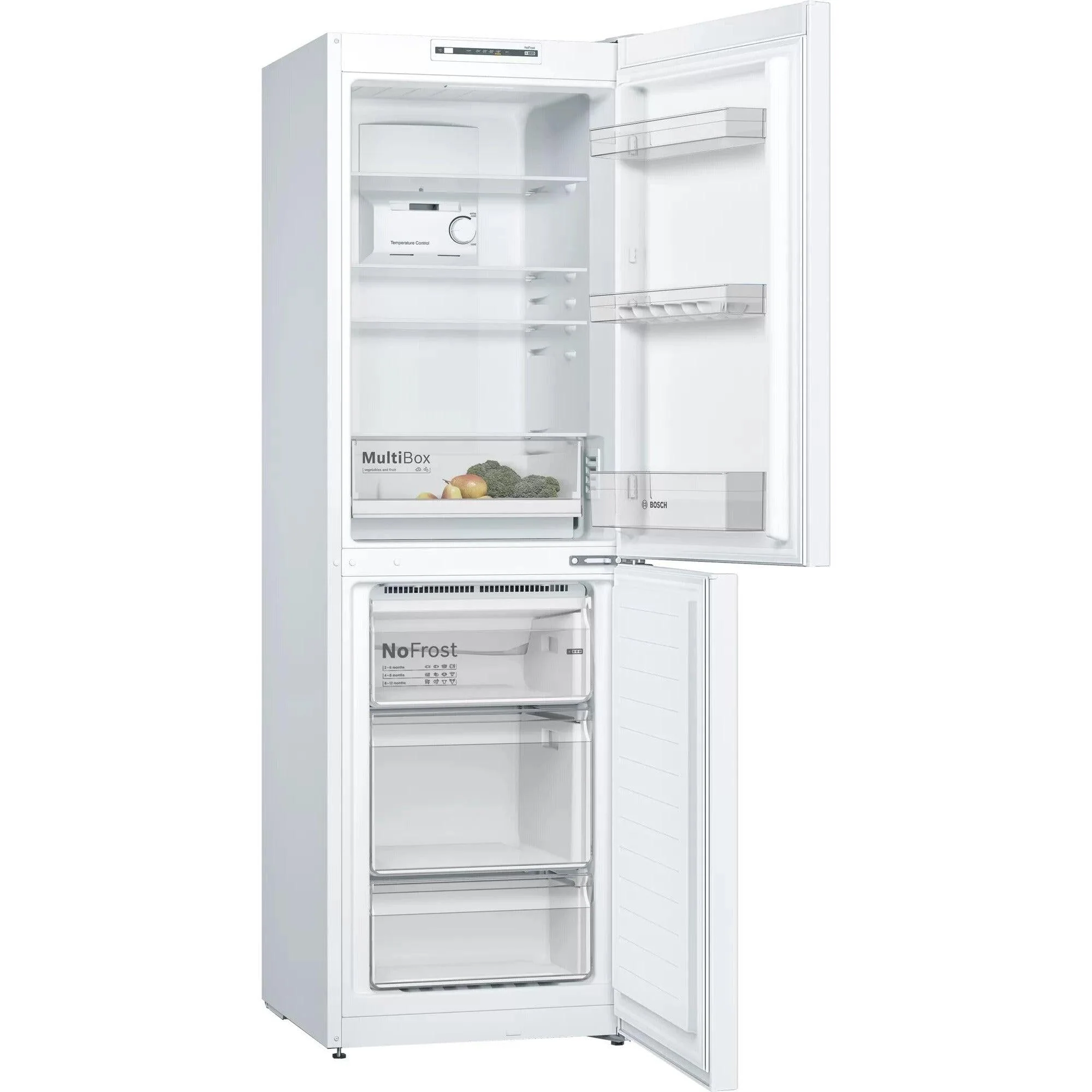 Bosch Serie 2 324L Frost Free Freestanding Fridge Freezer - White | KGN34NWEAG - Image 2