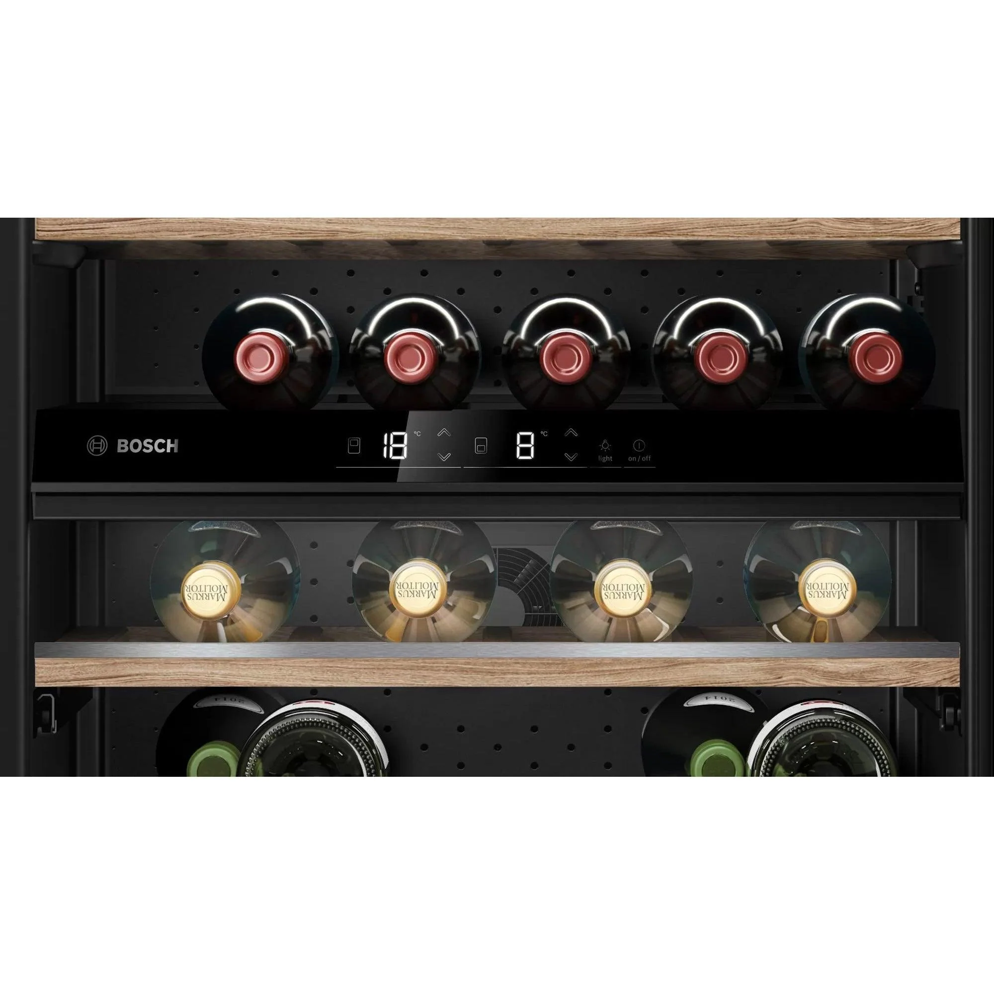 Bosch Serie 6 120L Built-Under Wine Cooler - Black | KUW21AHG0G - Image 5